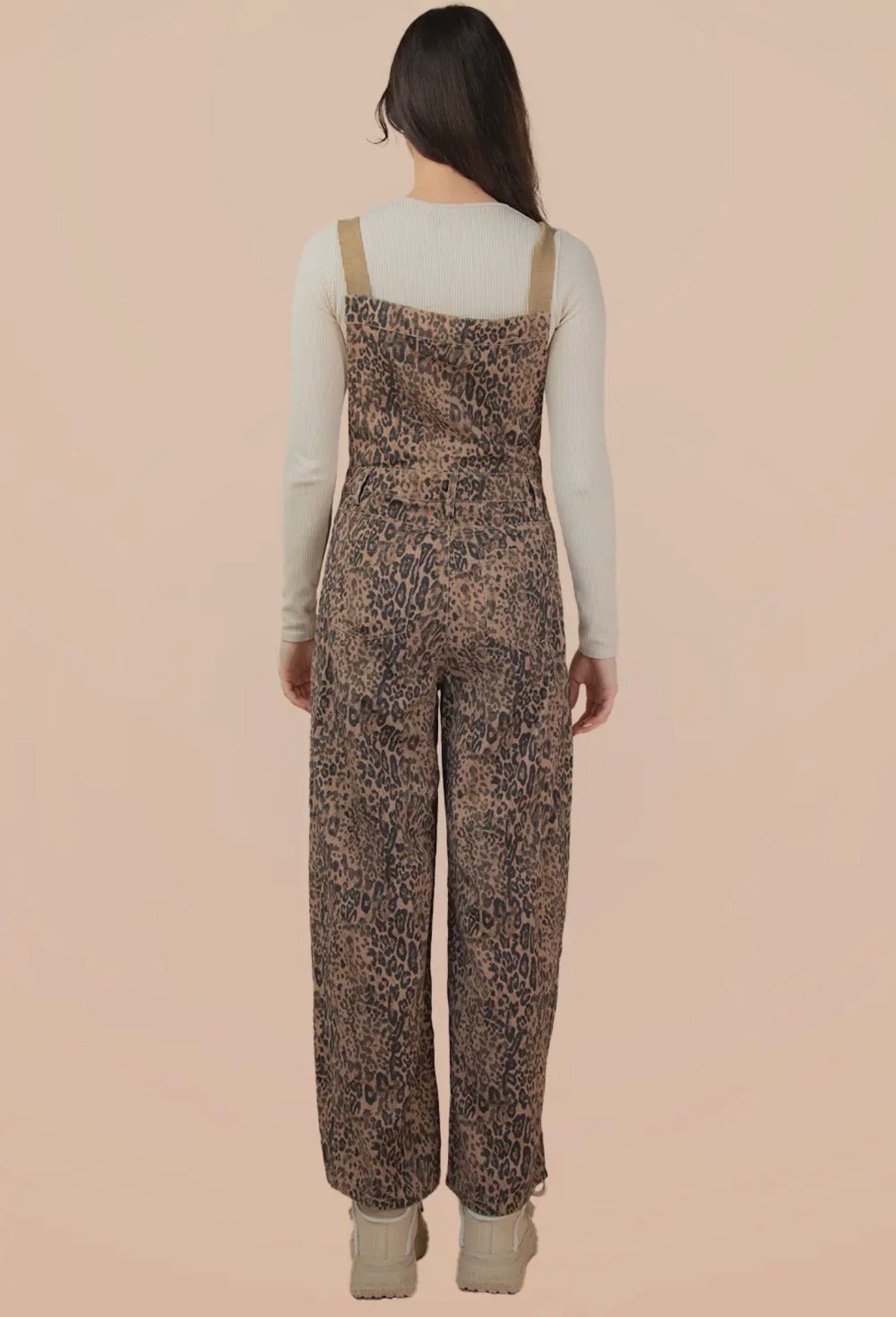 Leopard Print Overall