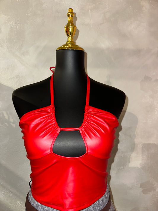 Flare red top only