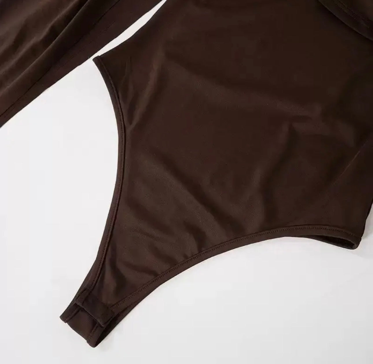 Brown Fashion Drape Blouse