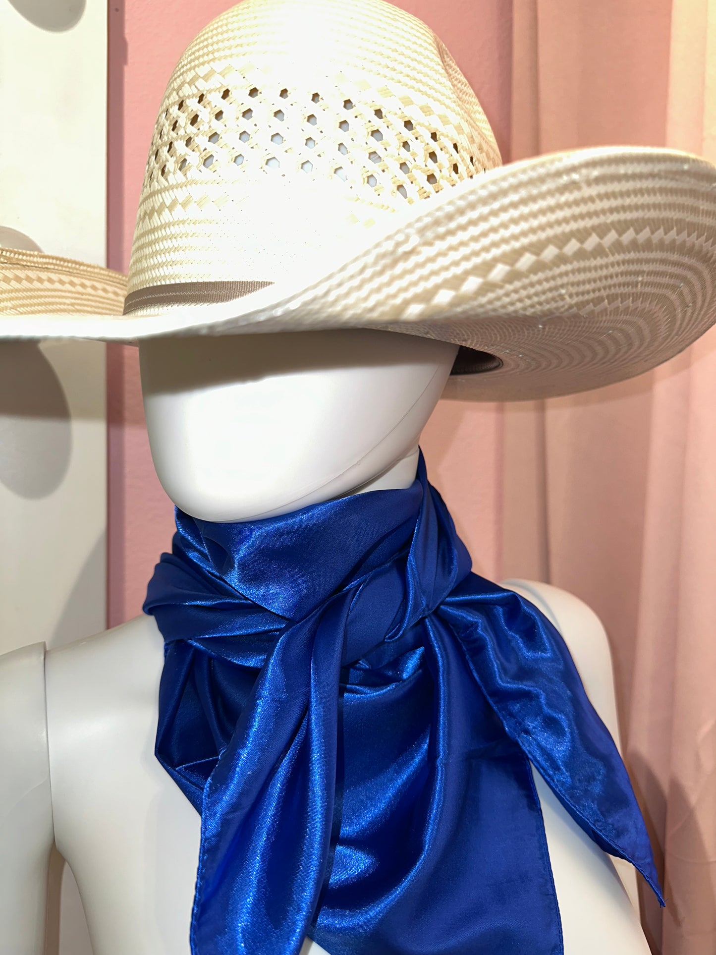Blue wild rag
