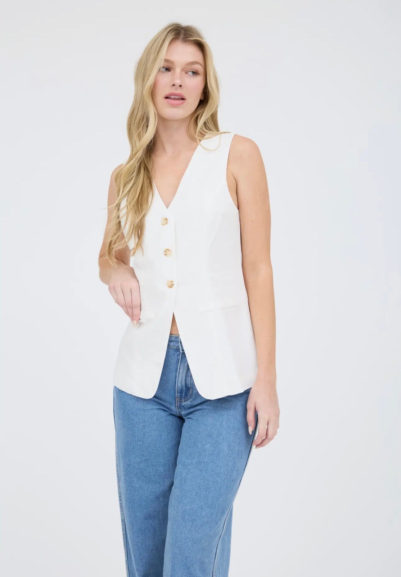 V-neck  Vest