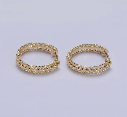 Bubble Beaded Earrings