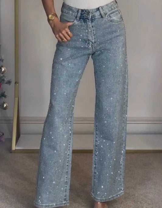 Light Blue full Rhinestone