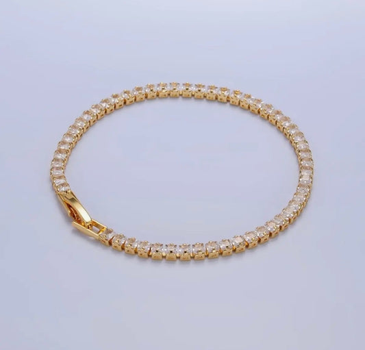 7inch Rhinestone Bracelet unisex
