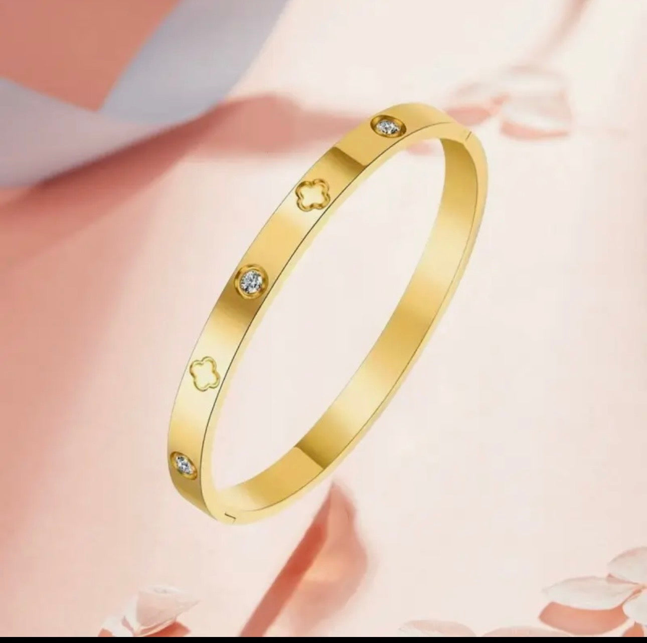 Gold Bangle Bracelet