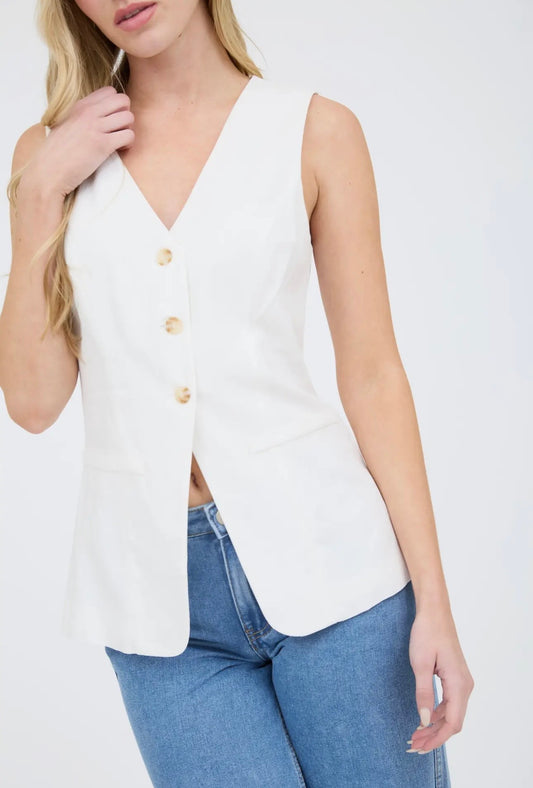 V-neck  Vest